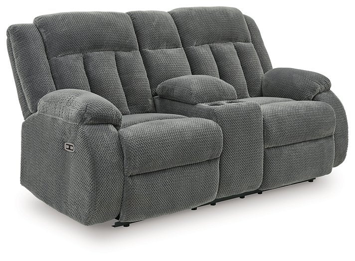 Observation Power Reclining Loveseat with Console
