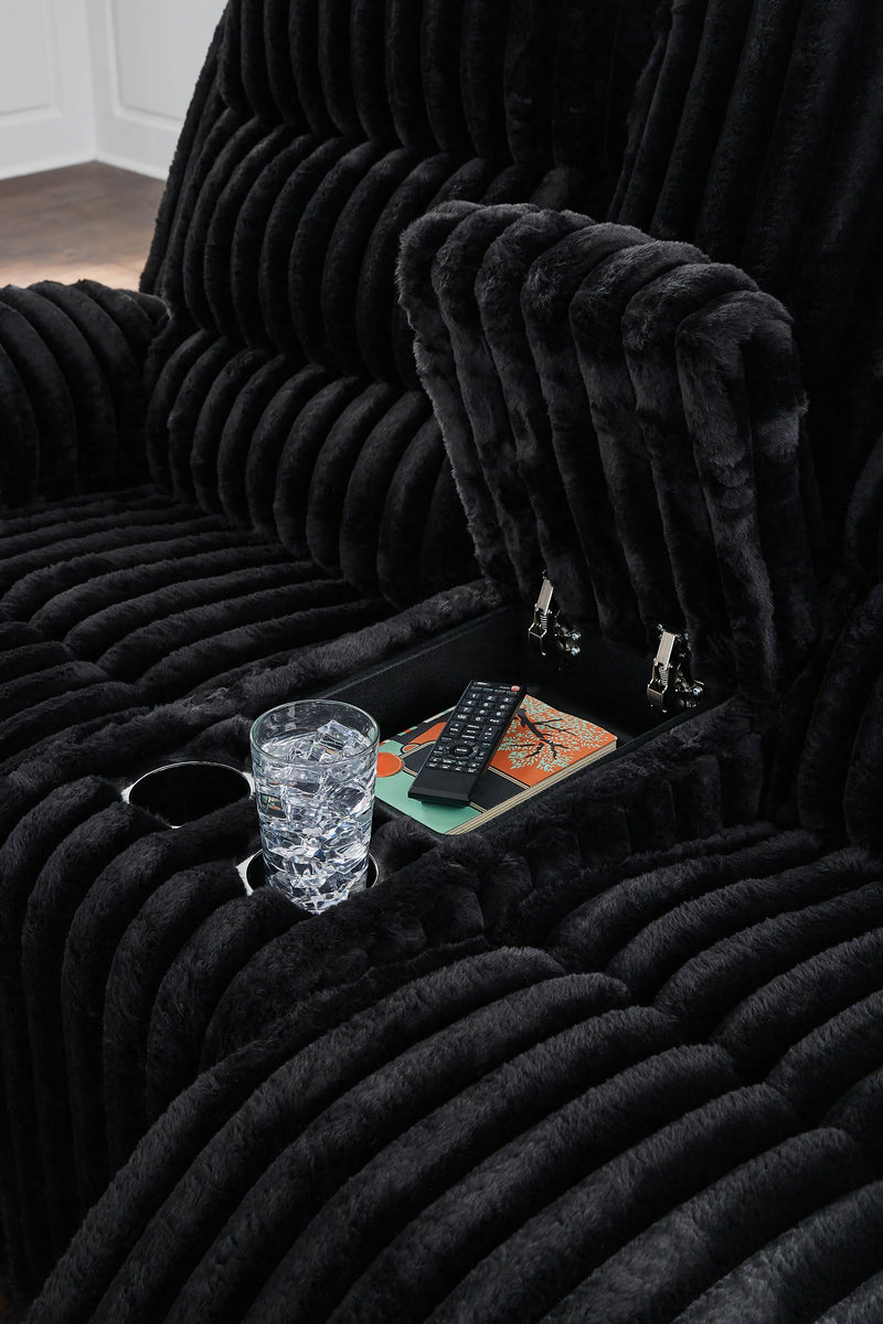 Rhine Falls Reclining Loveseat with Console